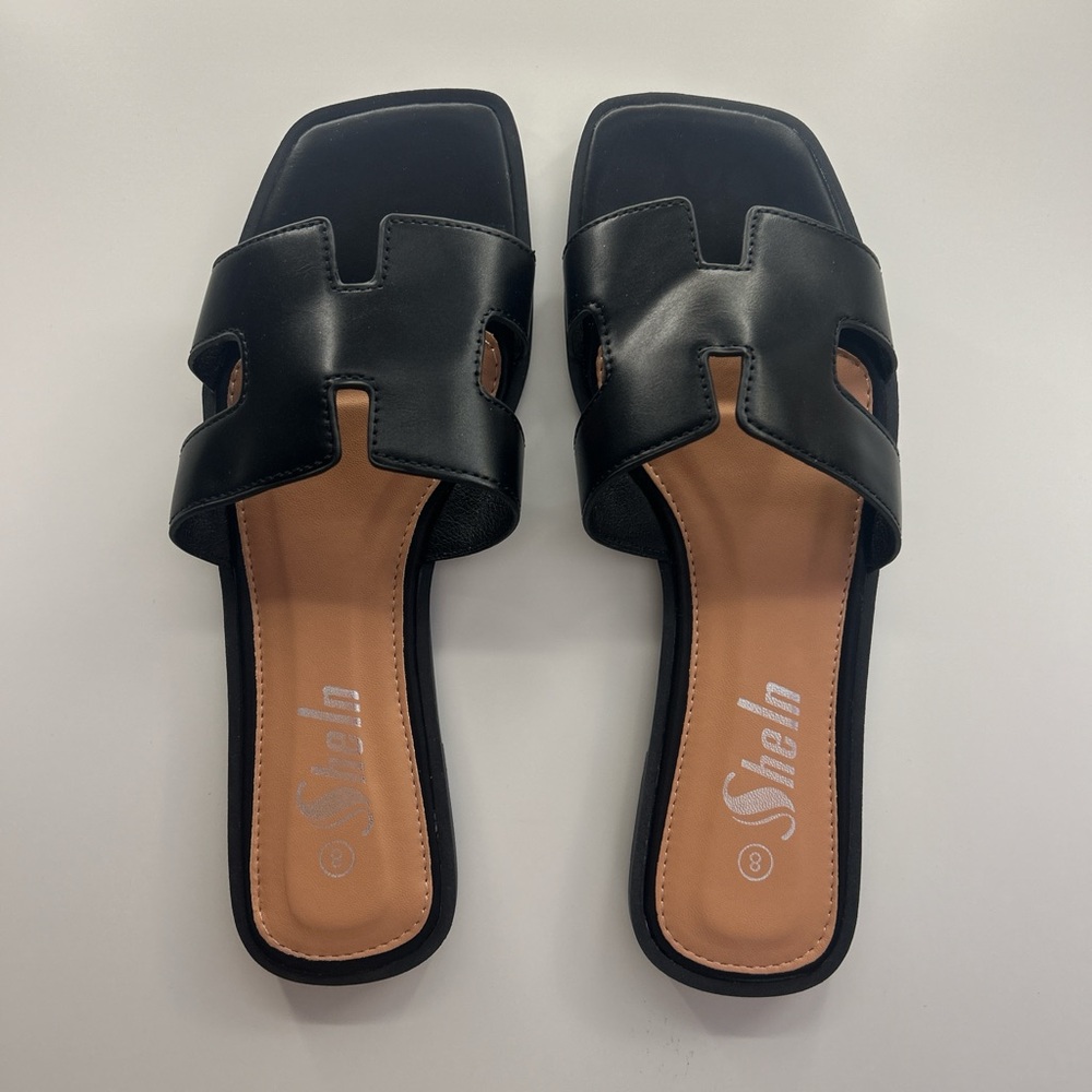 SHEIN Elegant Black Women's Sandals